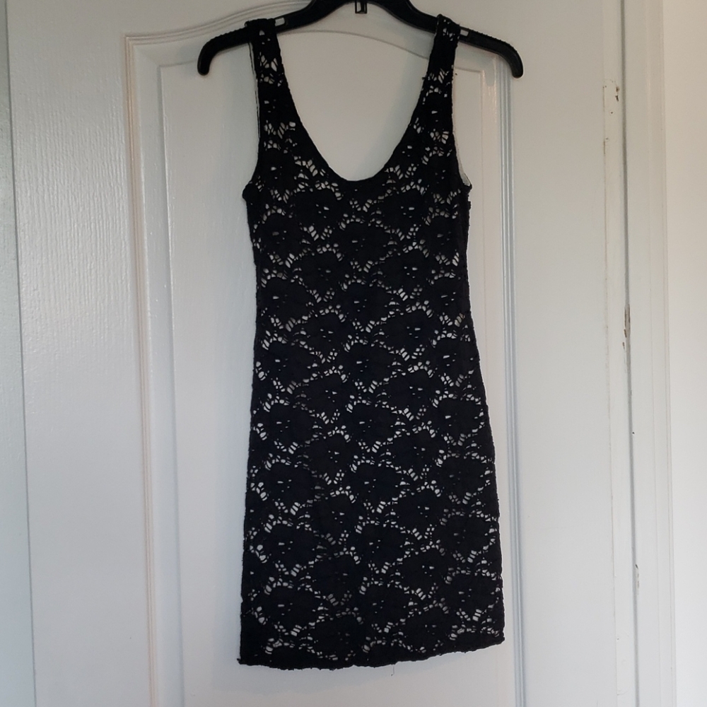 Backstage Lace Mini Dress